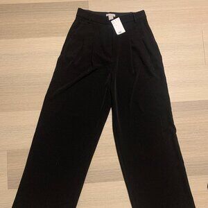 H&M Black Wide-Leg Pants – Elastic Waist – NWT - Size US 6